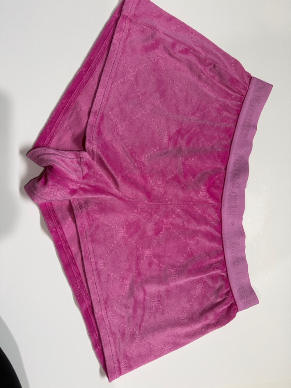 Juicy Couture Pink Velour Lounge Shorts